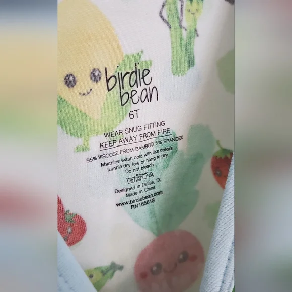 Birdie Bean Bamboo Girls Dress Lot Size 5/6T - Picture 9 of 13